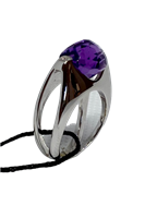 Anillo Recarlo Mujer in Oro blanco Ametista 1.75 Ct ZM082/B - ZM082/B